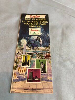 VINTAGE Sinclair Trip Planner for the New York World's Fair 1964-65 #F5